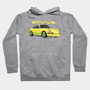 supercar 911 carrera rs turbo 1972 yellow green Hoodie